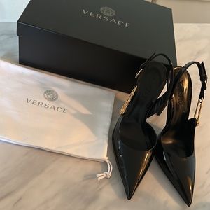 AUTHENTIC VERSACE SLINGBACK PUMPS🖤